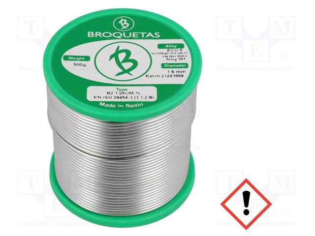 Soldering wire; Sn99Ag0,3Cu0,7; 1.5mm; 0.5kg; lead free