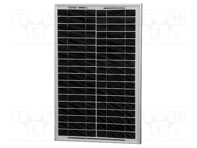 Photovoltaic cell; polycrystalline silicon; 505x353x25mm; 2.3kg