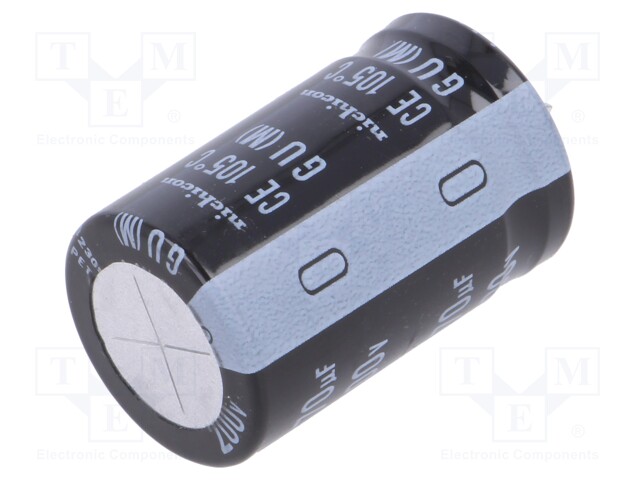 Capacitor: electrolytic; SNAP-IN; 470uF; 200VDC; Ø22x35mm; ±20%