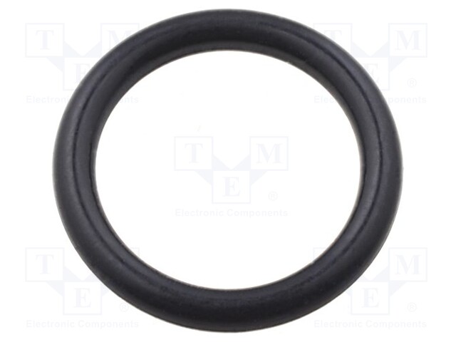 O-ring gasket; NBR; D: 1.5mm; Øint: 9mm; M12; black; -20÷100°C