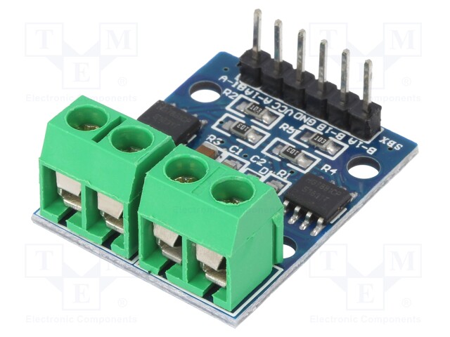 Stepper motor controller; HG7881; 800mA; Uin mot: 12V; Channels: 2