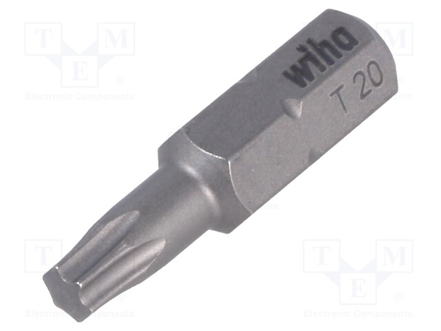 Screwdriver bit; Torx®; TX20; Overall len: 25mm; Series: STANDARD