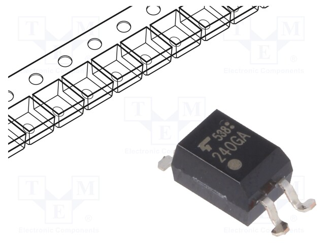 Optocoupler; SMD; Channels: 1; Out: MOSFET; 5kV; Gull wing 4