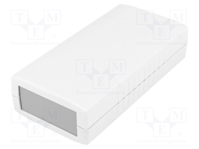 Enclosure: with panel; X: 60mm; Y: 120mm; Z: 30mm; ABS; light grey