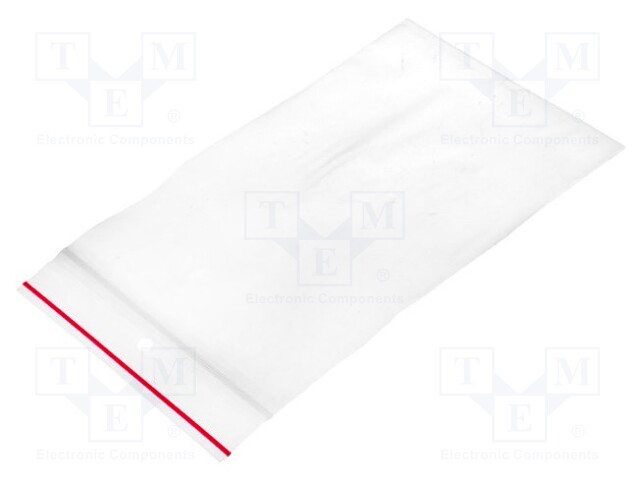 Self-seal bag; L: 150mm; Width: 100mm; Thick: 45um; polyetylene