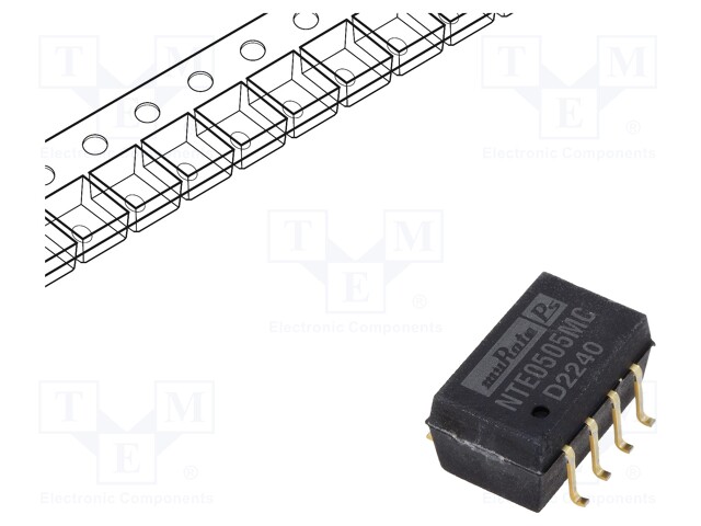 Converter: DC/DC; 1W; Uin: 4.5÷5.5V; Uout: 5VDC; Iout: 200mA; SMD