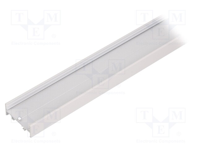 Profiles for LED modules; surface; white; L: 2m; aluminium