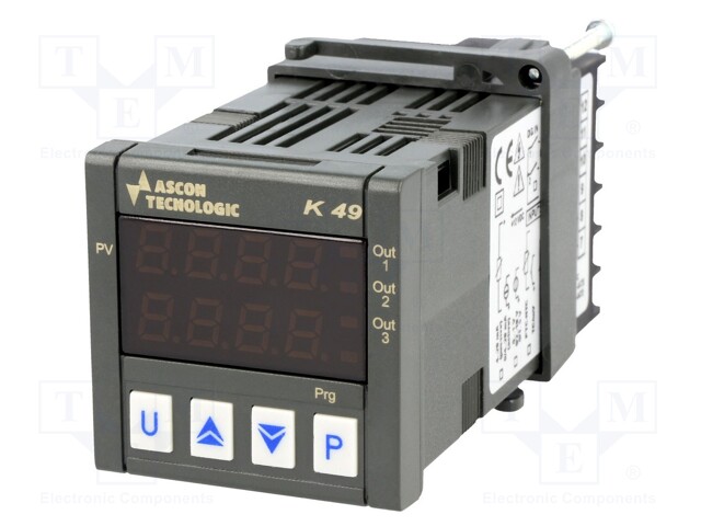 Module: regulator; temperature; SPST-NO; OUT 2: SPST-NO; on panel