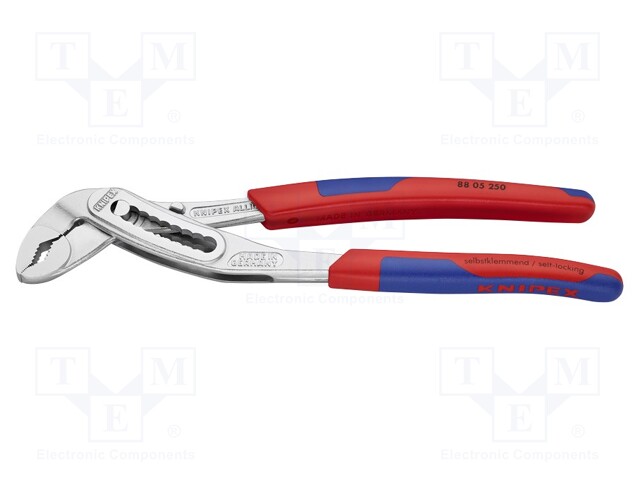 Pliers; for pipe gripping; 250mm