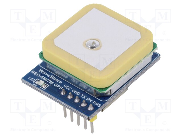 Sensor: GPS; 2.7÷5VDC; UART; NEO-7M-C (B); 9.6kbps