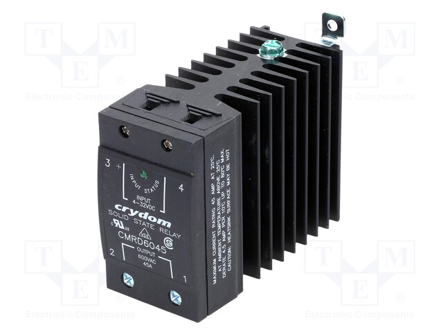 Relay: solid state; Ucntrl: 4÷32VDC; 35A; 48÷660VAC; DIN,on panel