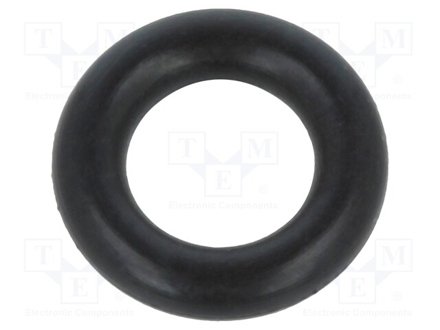 O-ring gasket; NBR; D: 2mm; Øint: 5mm; black; -30÷100°C