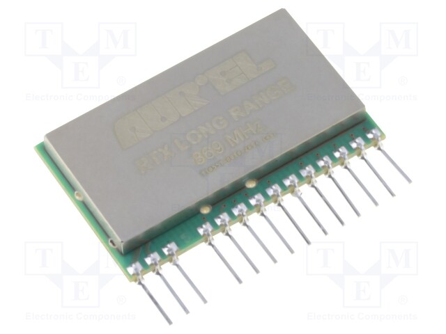 Module: RF; FM transceiver; FSK,OOK; 869MHz; UART; -108dBm; 500mW