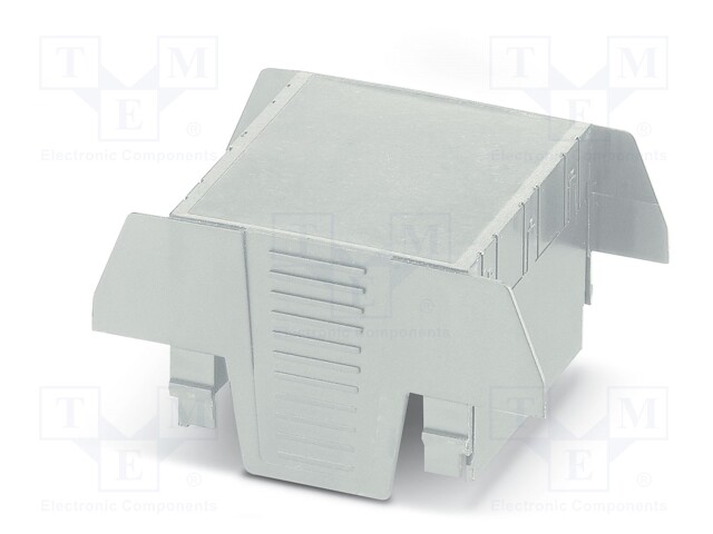 Cover; for enclosures; UL94HB; Series: EH 52,5 FLAT; Mat: ABS; grey