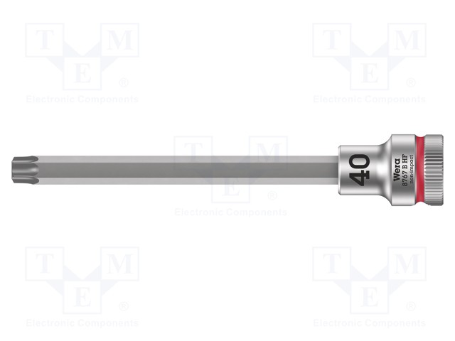 Key; Torx®,socket spanner; TX40; 3/8"; 107mm; Series: Zyklop