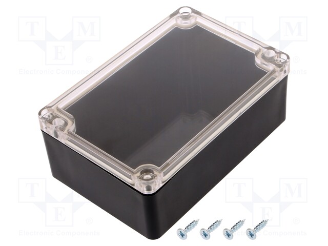 Enclosure: multipurpose; X: 90mm; Y: 135mm; Z: 50mm; ABS; black; IP65