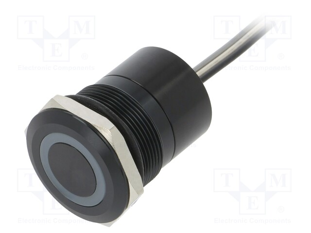 Switch: capacitive; Pos: 2; SPST-NC; 0.01A/12VDC; IP68; ON-(OFF)