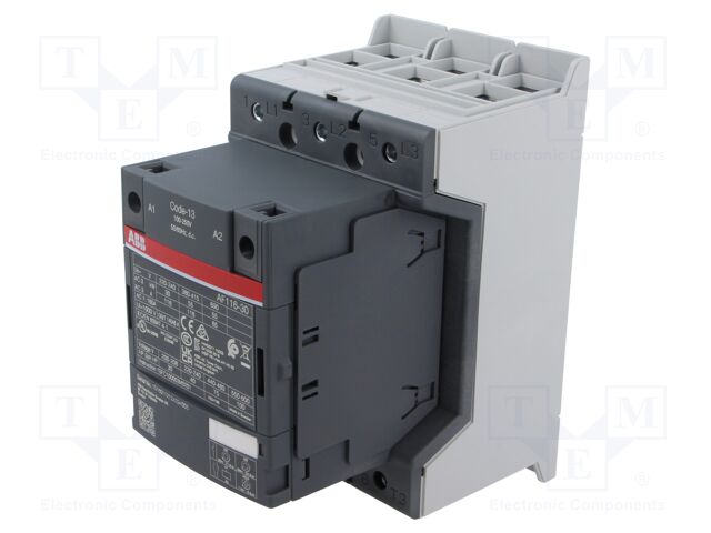 Contactor: 3-pole; NO x3; 100÷250VAC; 100÷250VDC; 160A; on panel