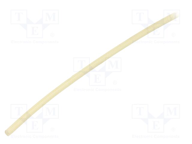 Insulating tube; fiberglass; natural; -20÷155°C; Øint: 9mm