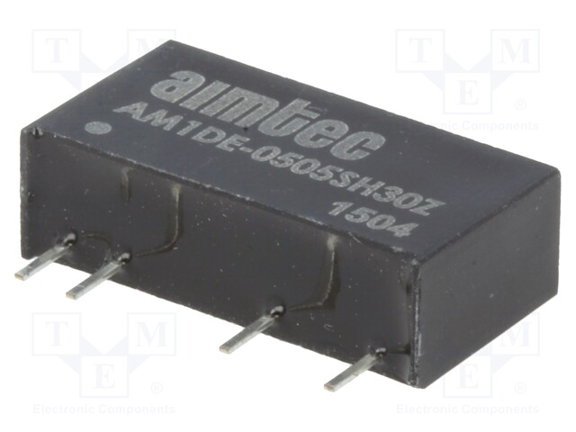 Converter: DC/DC; 1W; Uin: 4.5÷5.5V; 5VDC; Iout: 200mA; SIP7; 2.4g