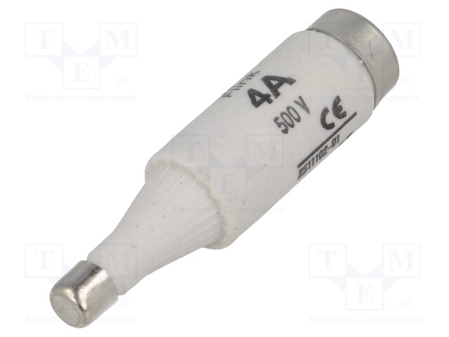 Fuse: fuse; quick blow; 4A; 500VAC; 500VDC; ceramic; DI; D