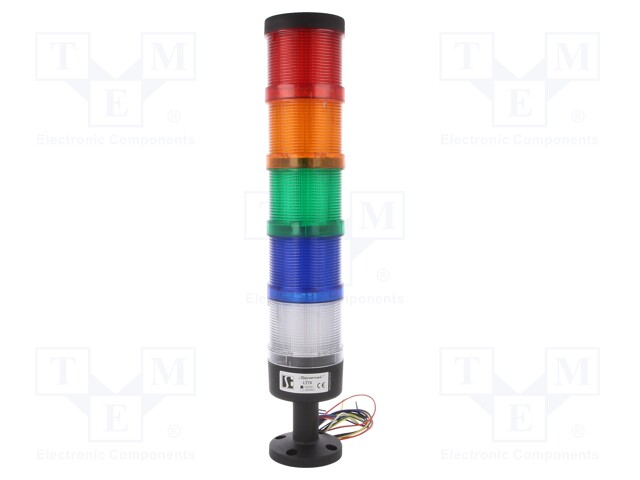 Signaller: signalling column; LED; red/orange/green/blue/white