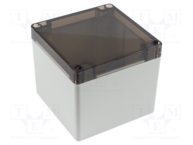 Enclosure: multipurpose; X: 105mm; Y: 105mm; Z: 90mm; 1554; grey; IP68