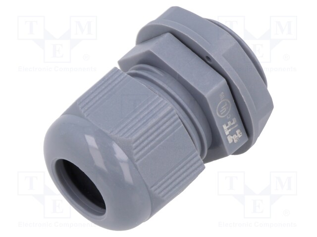 Cable gland; M20; 1.5; IP68; Mat: polyamide; grey; Entrelec