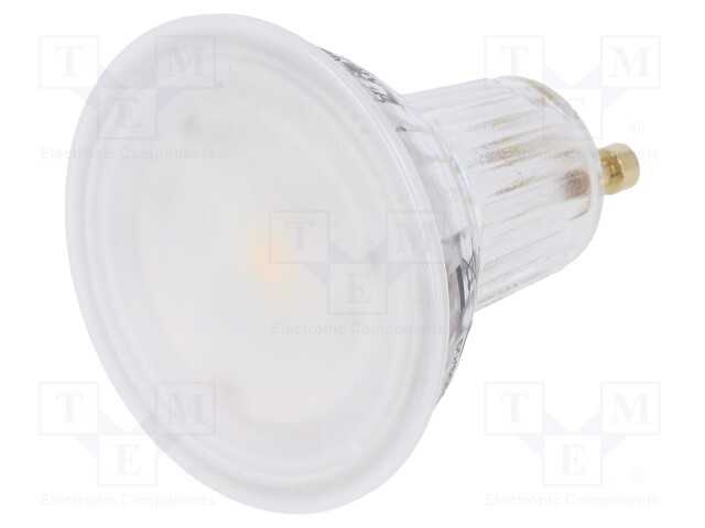 LED lamp; neutral white; GU10; 230VAC; 350lm; 4.3W; 120°; 4000K