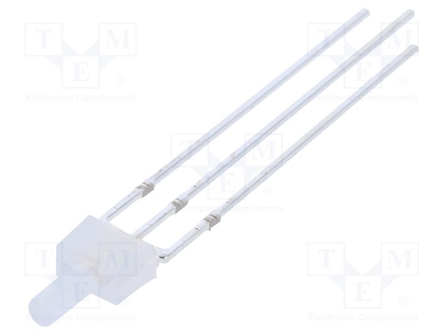 LED; 2mm; red/blue; bicolour; 750÷1120mcd; 330÷500mcd; 90°; anode