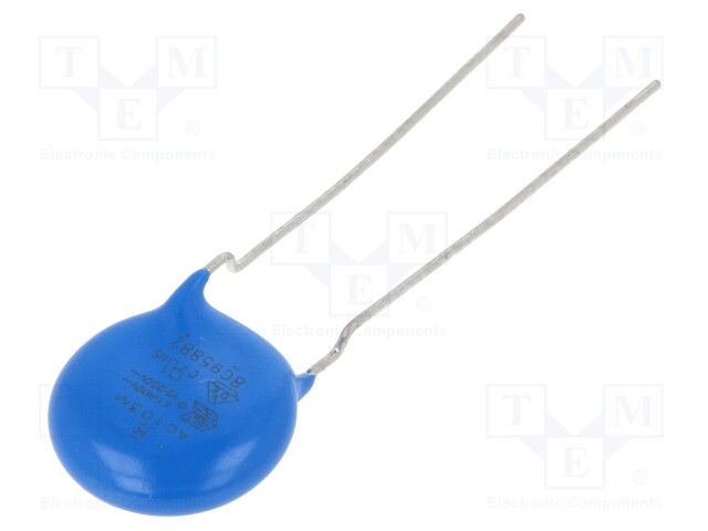 Capacitor: ceramic; X1/Y2; 10nF; Y5V; ±20%; THT; 7.5mm; Series: C900