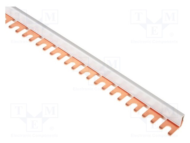 Busbar; 10mm2; Poles: 1; Urated: 240/415V; Usurge rated: 4kV; fork