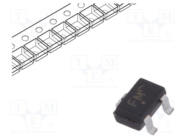 Transistor: PNP; bipolar; 80V; 0.5A; 460mW; SC70