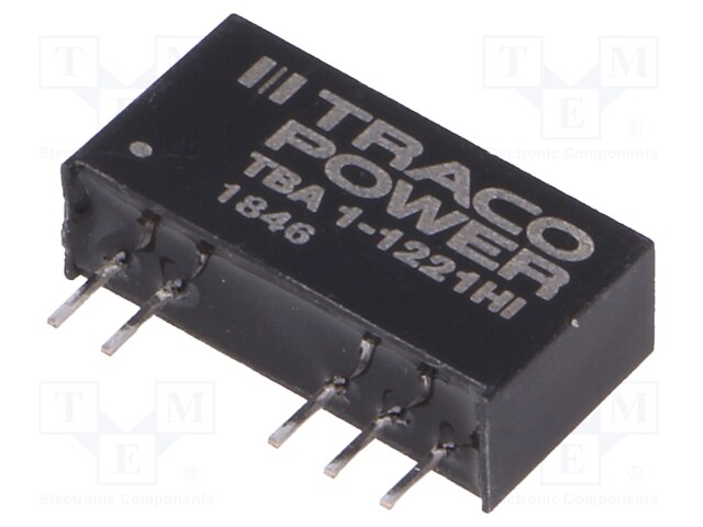 Converter: DC/DC; 1W; Uin: 10.8÷13.2V; Uout: 5VDC; Uout2: -5VDC; SIP7