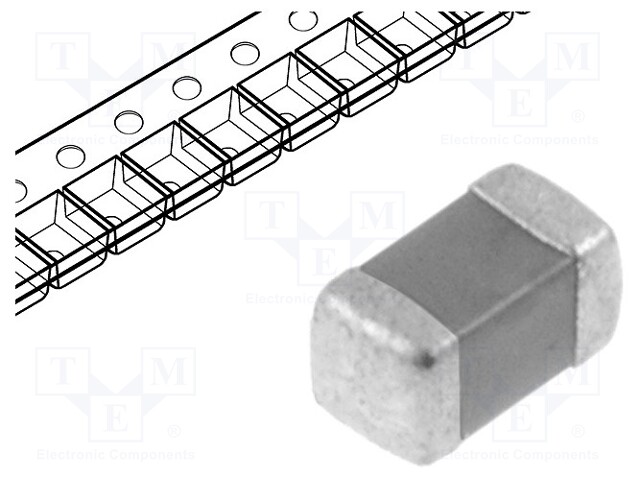 Capacitor: ceramic; 1uF; 6.3V; X5R; ±10%; SMD; 0201