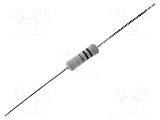 Resistor: metal oxide; THT; 33kΩ; 3W; ±5%; Ø5.5x16mm; axial