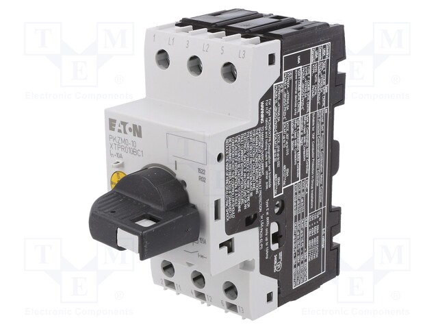 Motor breaker; 4kW; 220÷690VAC; DIN; Overcurrent release: 6.3÷10A