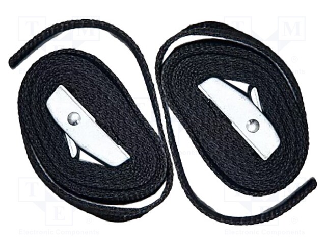 Cable ties; grey; fabric; mounting meter on the pole