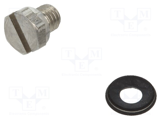 Protection cap; M3; Mat: stainless steel; Gasket: NBR; 0.48Nm