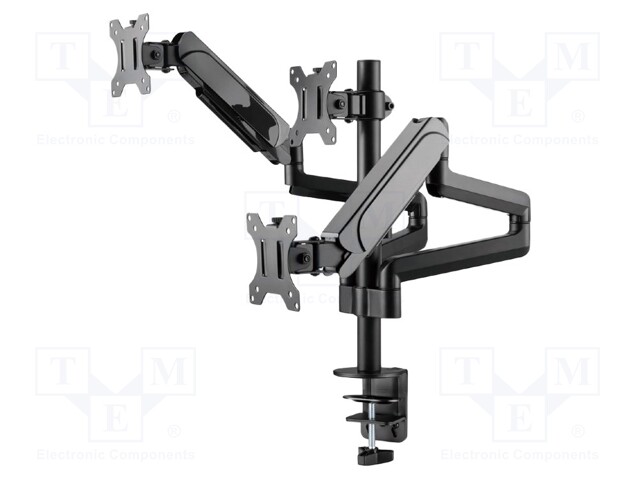 Monitor holder; 1÷7kg; 17÷27"; Standard: 75x75mm,100x100mm