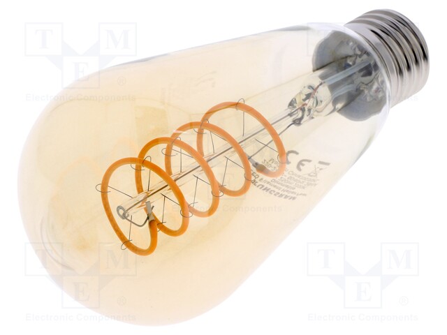 LED lamp; E27; 220/240VAC; 250lm; 5.5W; 310°; 2000K; CRImin: 80