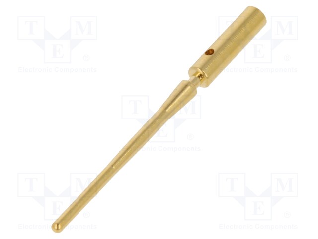 Contact; male; 0.13÷0.25mm2; gold-plated; crimped; for cable