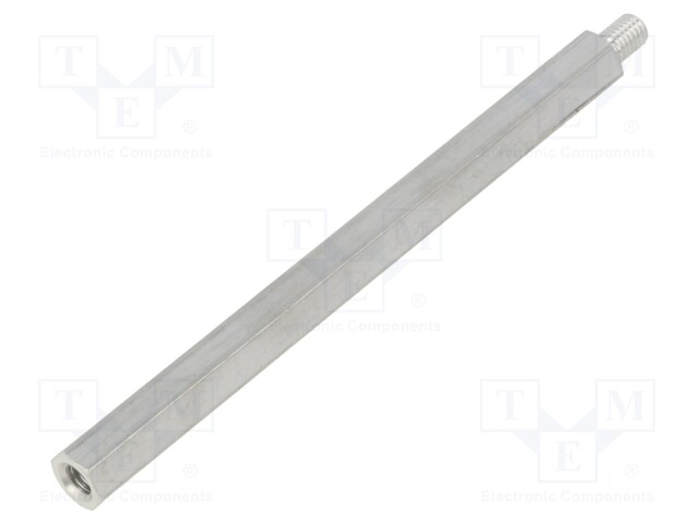 Screwed spacer sleeve; Int.thread: M5; 100mm; Ext.thread: M5