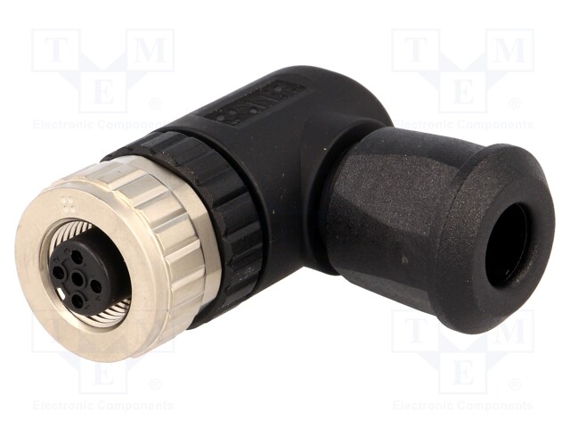 Plug; M12; PIN: 4; female; A code-DeviceNet / CANopen; for cable