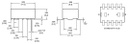 Relay: electromagnetic; DPDT; Ucoil: 5VDC; 0.5A/125VAC; 1A/30VDC