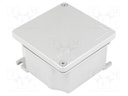 Enclosure: multipurpose; X: 101mm; Y: 101mm; Z: 58mm; S-8000; IP66