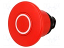 Switch: emergency stop; Stabl.pos: 2; 22mm; red; Illumin: none; IP66