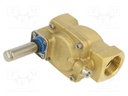 Pneumatic module: electromagnetic valve; Thread: G 1"; Mat: brass