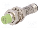 Sensor: inductive; Output conf: NPN / NO; 0÷4mm; 10÷30VDC; M12