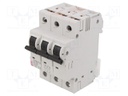 Circuit breaker; 230/400VAC; Inom: 25A; Poles: 3; DIN; Charact: B